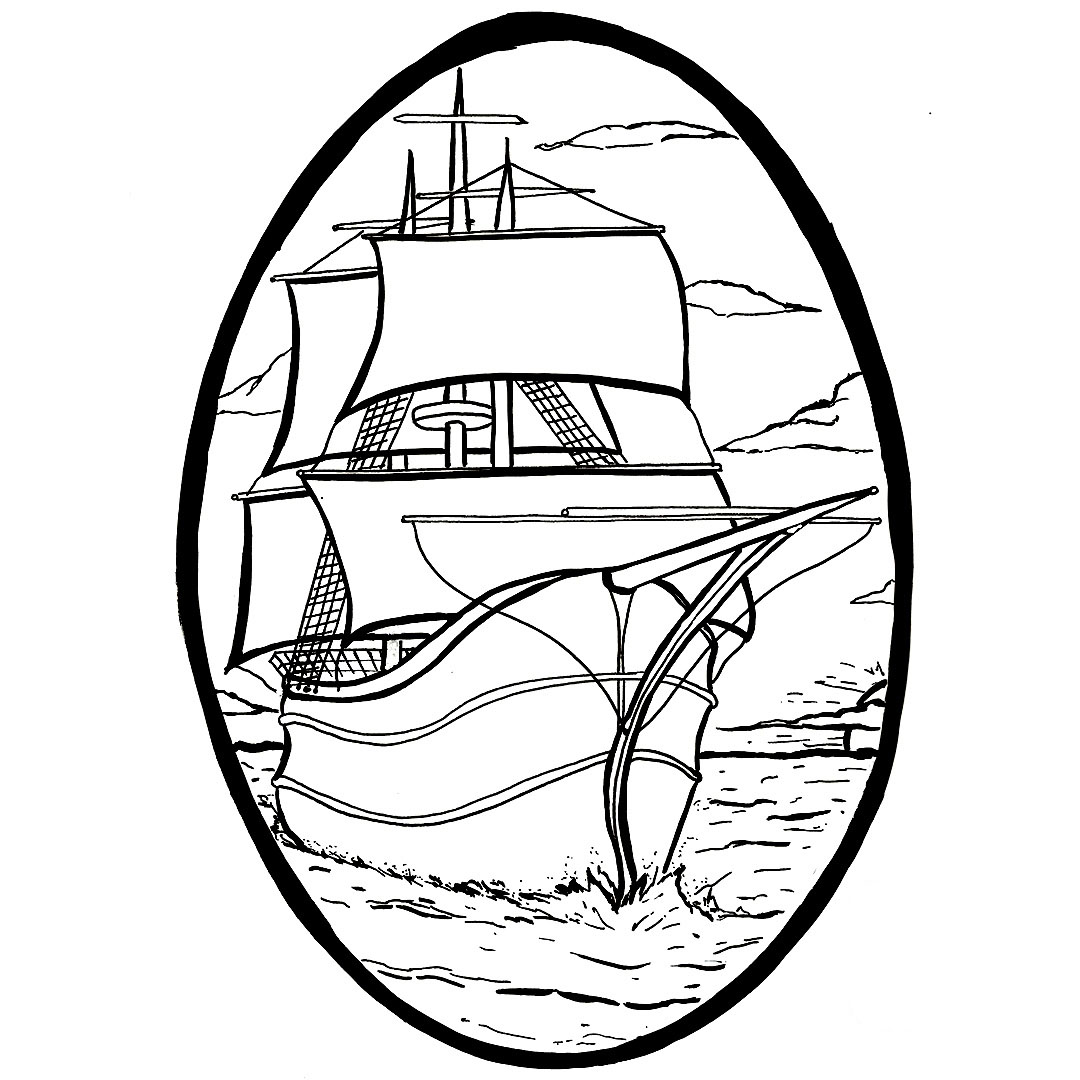 bateau encrée- severine drawings